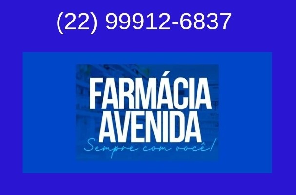 FARMÁCIA AVENIDA ESTÁ DE PLANTÃO NESTE FINAL DE SEMANA.
