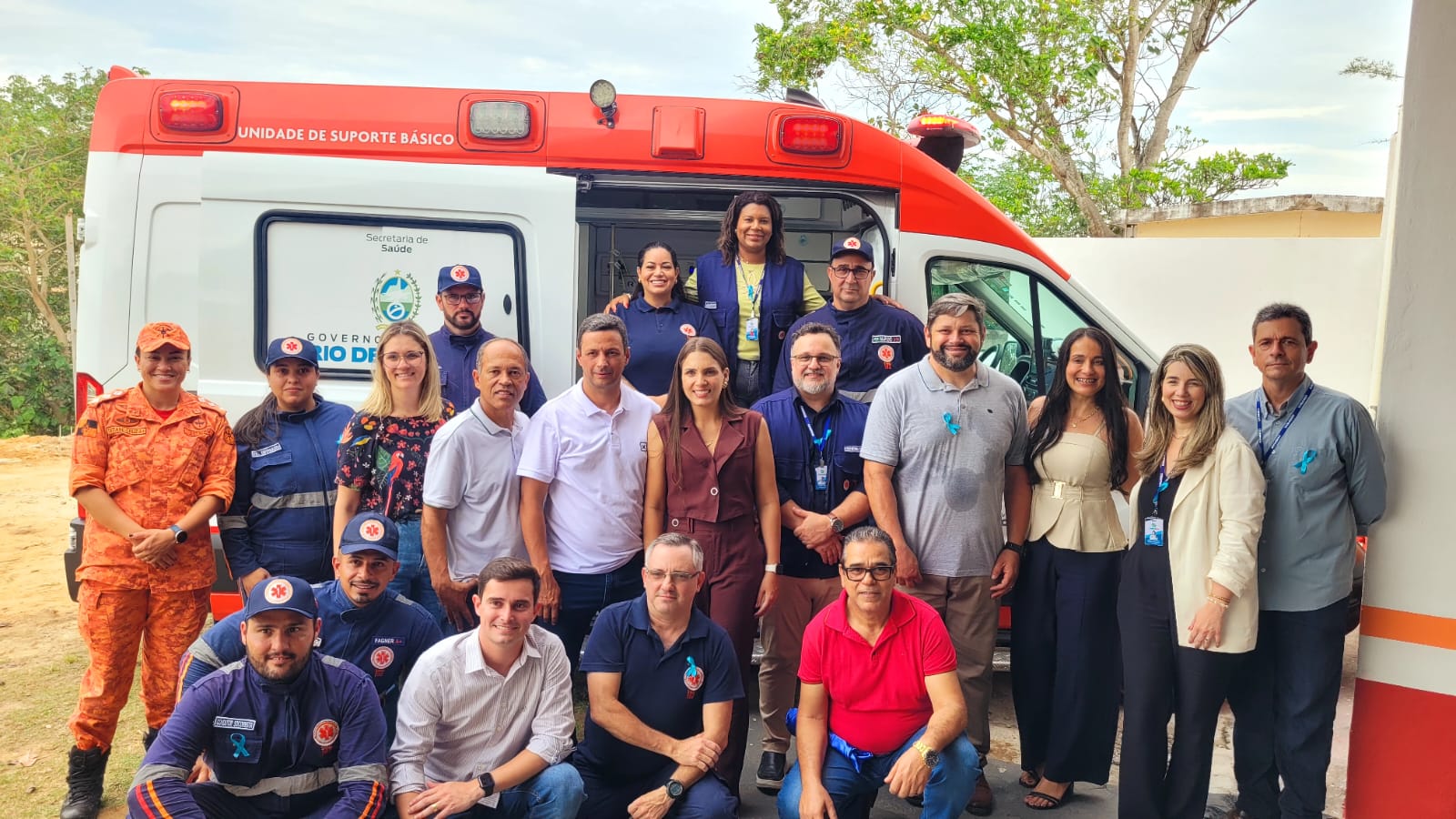 PREFEITO LÉO PELANCA INAUGURA UNIDADE DO SAMU EM ITALVA.