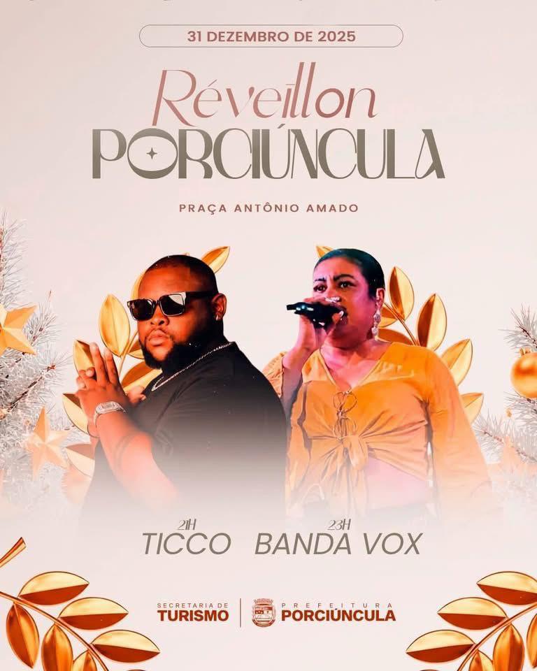 PORCIÚNCULA/RJ PREPARA SEU RÉVEILLON.