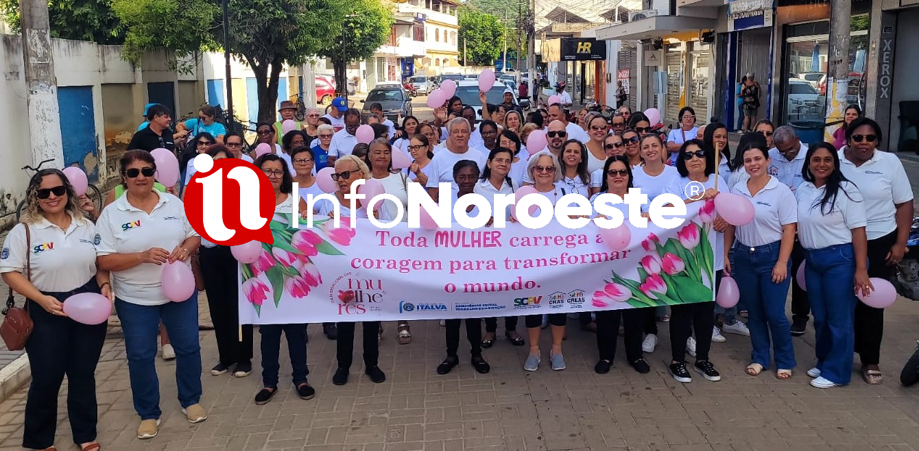 AÇÃO EM HOMENAGEM AS MULHERES É DESTAQUE NO CENTRO DE ITALVA.