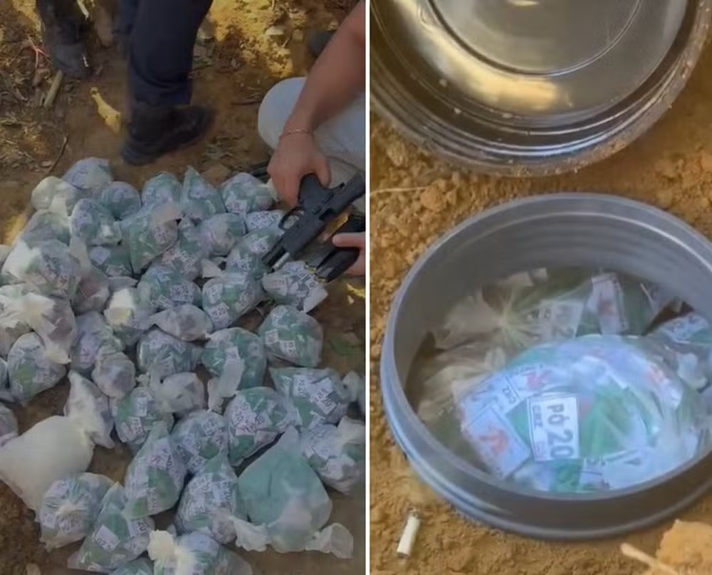 POLÍCIAS CIVIL E MILITAR PRENDEM MAIS DE 4 MIL PINOS DE COCAÍNA EM MIRACEMA/RJ.