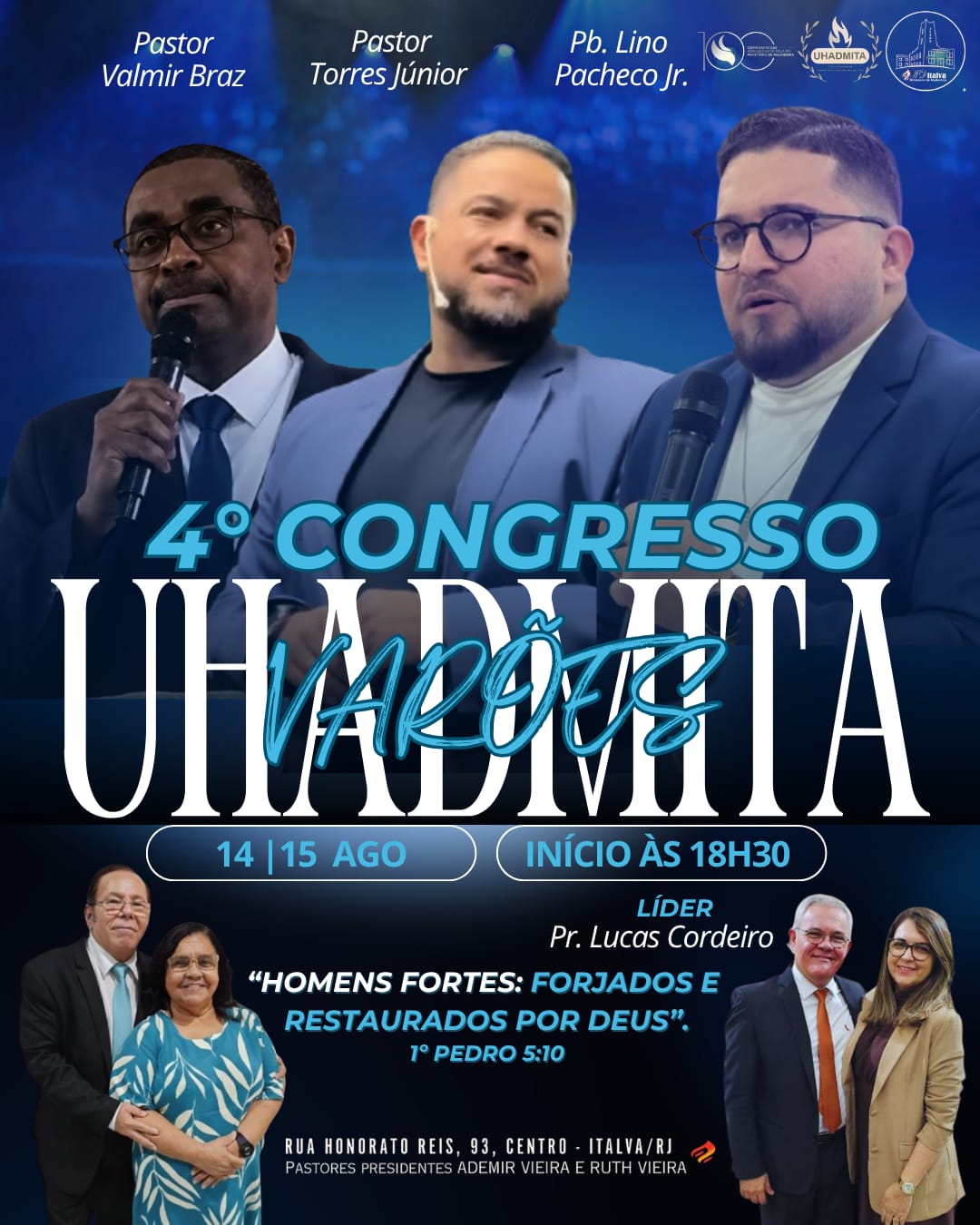 ASSEMBLÉIA DE DEUS MADUREIRA SE PREPARA PARA RECEBER O 4º CONGRESSO UHADMITA.