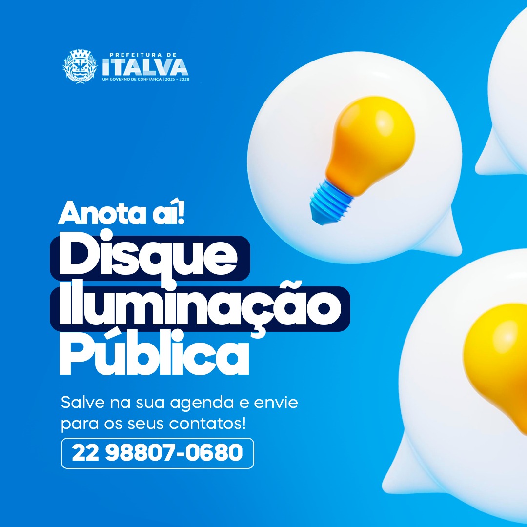 DISK ILUMINAÇÃO PÚBLICA